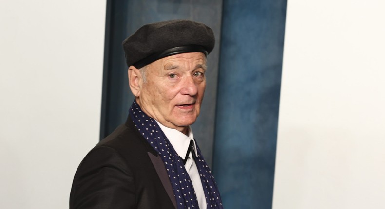 Bill Murray attends the 2022 Vanity Fair Oscar Party in Beverly Hills, California.