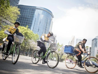 International Bicycle Day in Mexico City