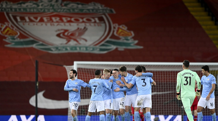 A Liverpool ötödik hazai meccsét sem tudta megnyerni a PL-be. / Fotó: EPA/Laurence Griffiths