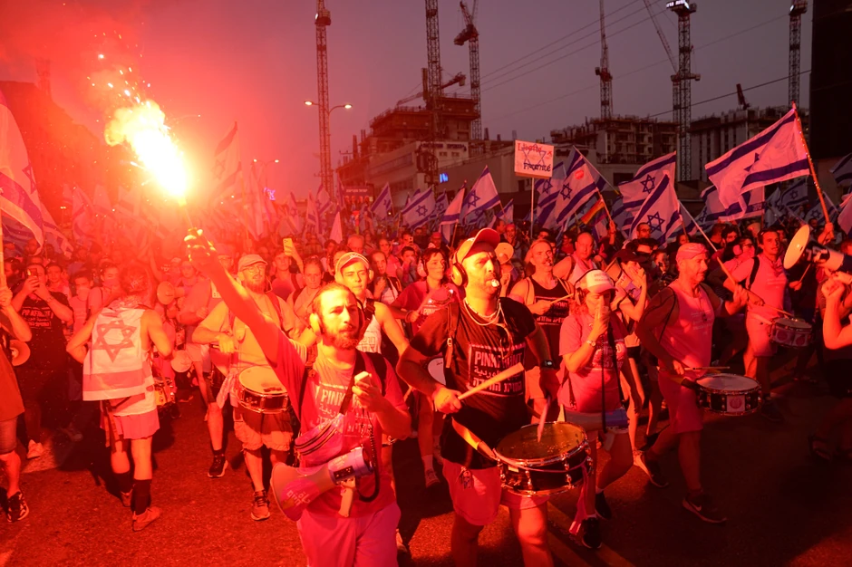Protesti u Tel Avivu, Izrael, 15. jula