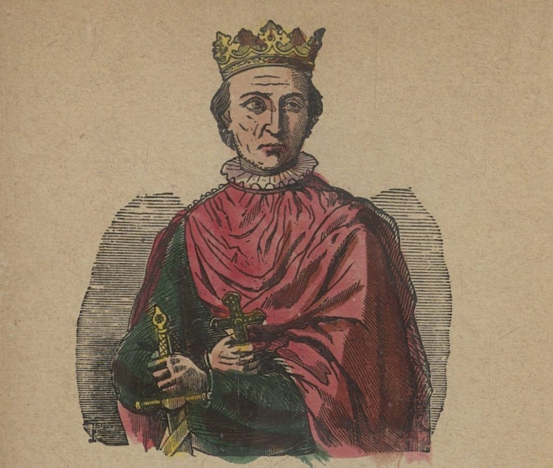 Władysław Jagiełło na ilustracji z zapomnianego XIX-wiecznego pocztu królów i książąt polskich