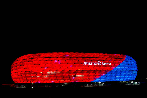 stadion Allianz Arena w Monachiu