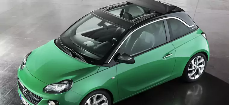 Opel Adam z rozsuwanym brezentowym dachem