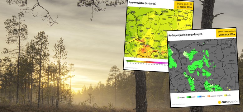 Niż Matylda coraz bliżej Polski. Słoneczna i spokojna wiosna nie potrwa długo [MAPY]