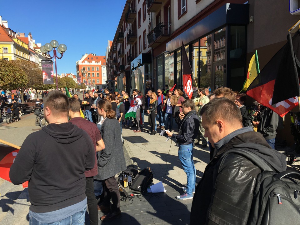 Protest we Wrocławiu