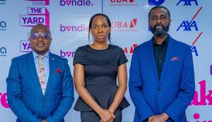 L-R Head of Marketing AXA Mansard, Olusesan Ogunyooye; Managing Director Bvndle, Kemi Balogun; and Head of Strategic Partnerships Bvndle, Oluseye Soyode-Johnson at the launch of Bvndle in Lagos Yesterday
