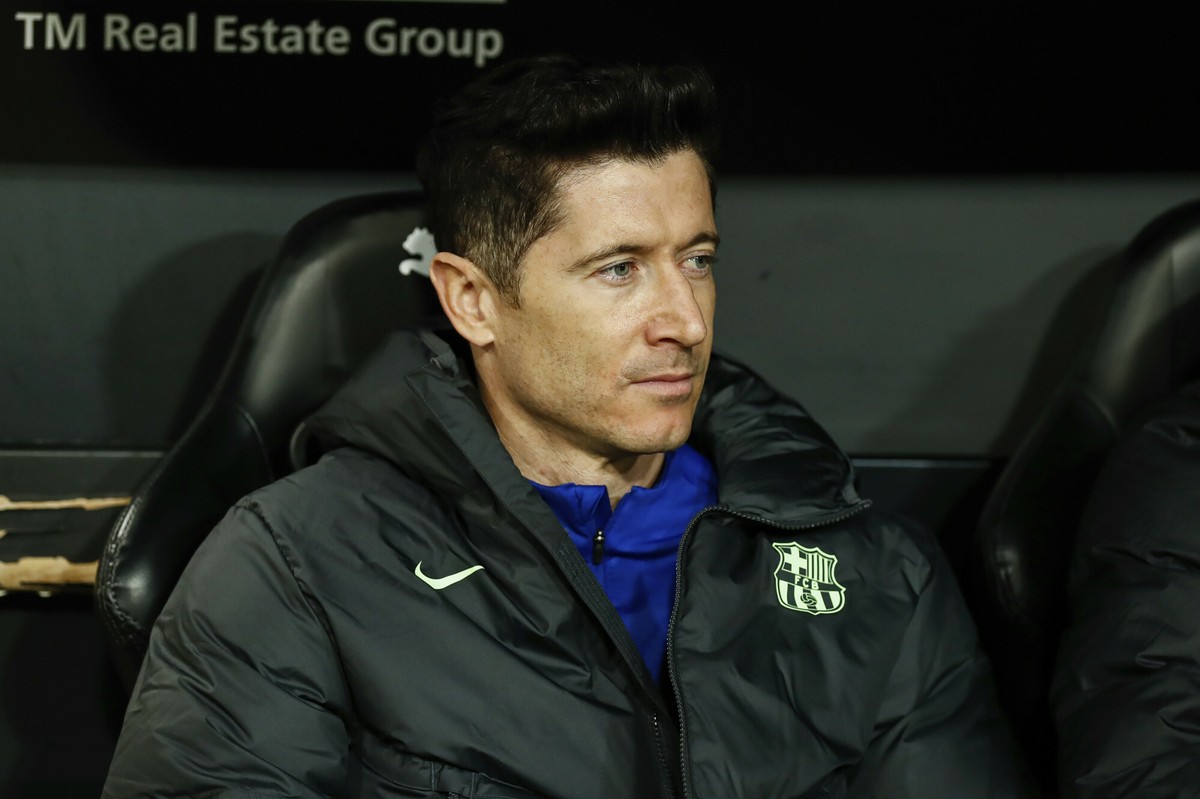 Robert Lewandowski na ławce rezerwowych