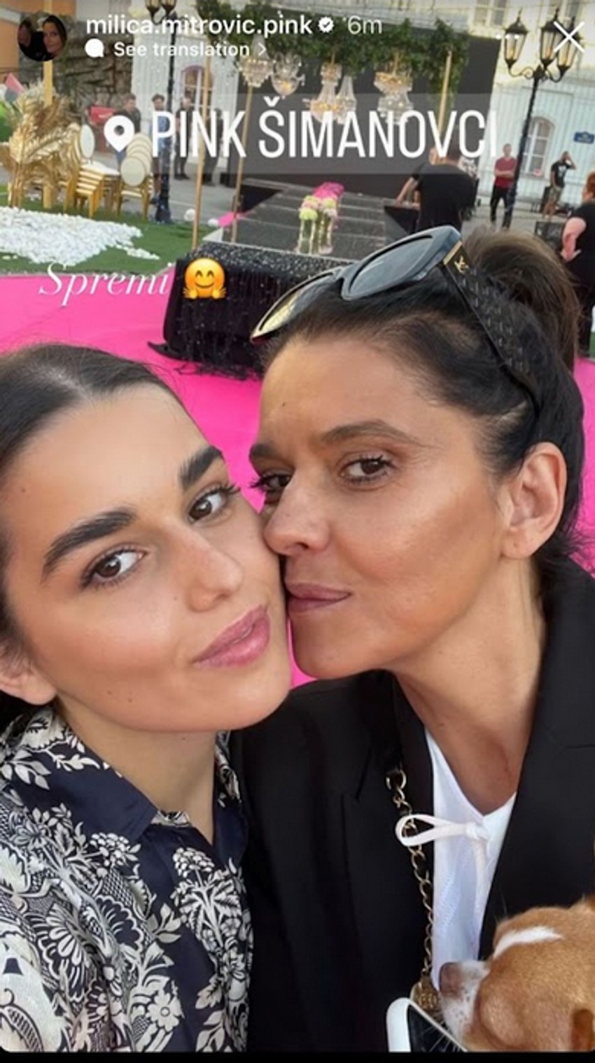 Milica Mitrović sa ćerkom Andreom