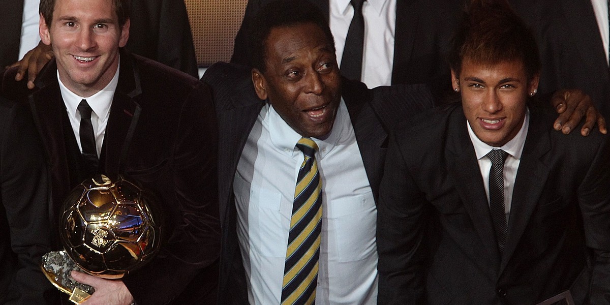 Pele: Messi i Neymar są słabsi w reprezentacjach niż w Barcy