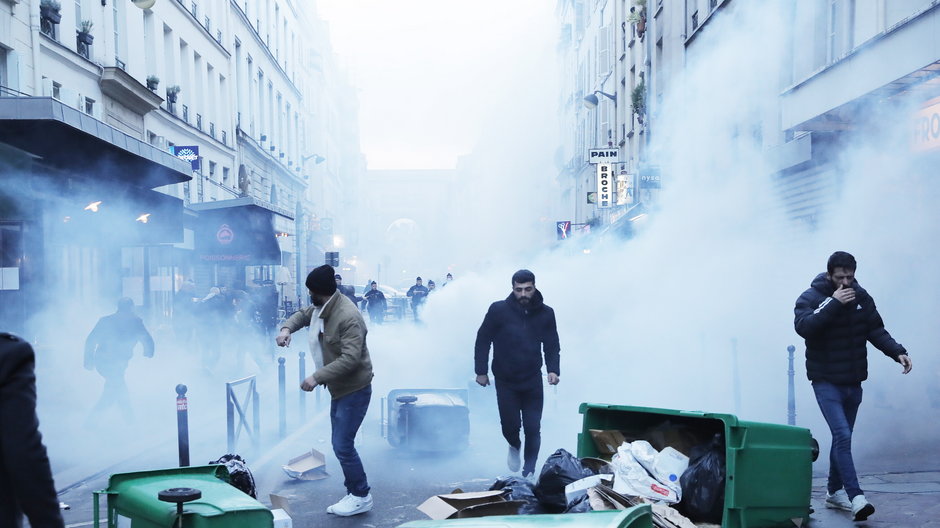 Zamieszki po strzelaninie w Paryżu, 23 grudnia 2022 r.