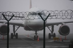 Problemy z mgłą na krakowskim lotnisku