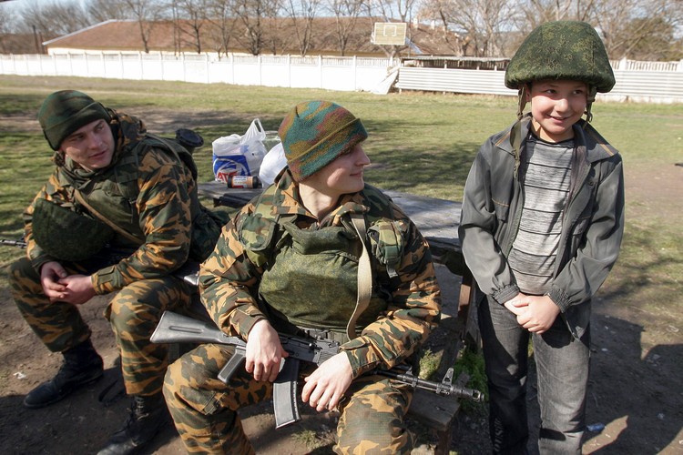 Żołnierze na Krymie