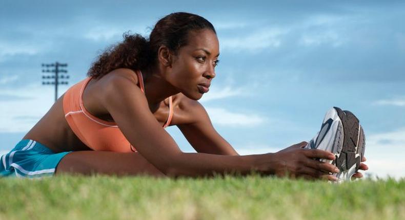 Woman exercising 