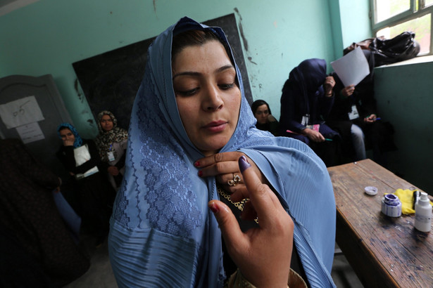 Wybory prezydenckie w Afganistanie. Fot. EPA/JALIL REZAYEE/PAP/EPA