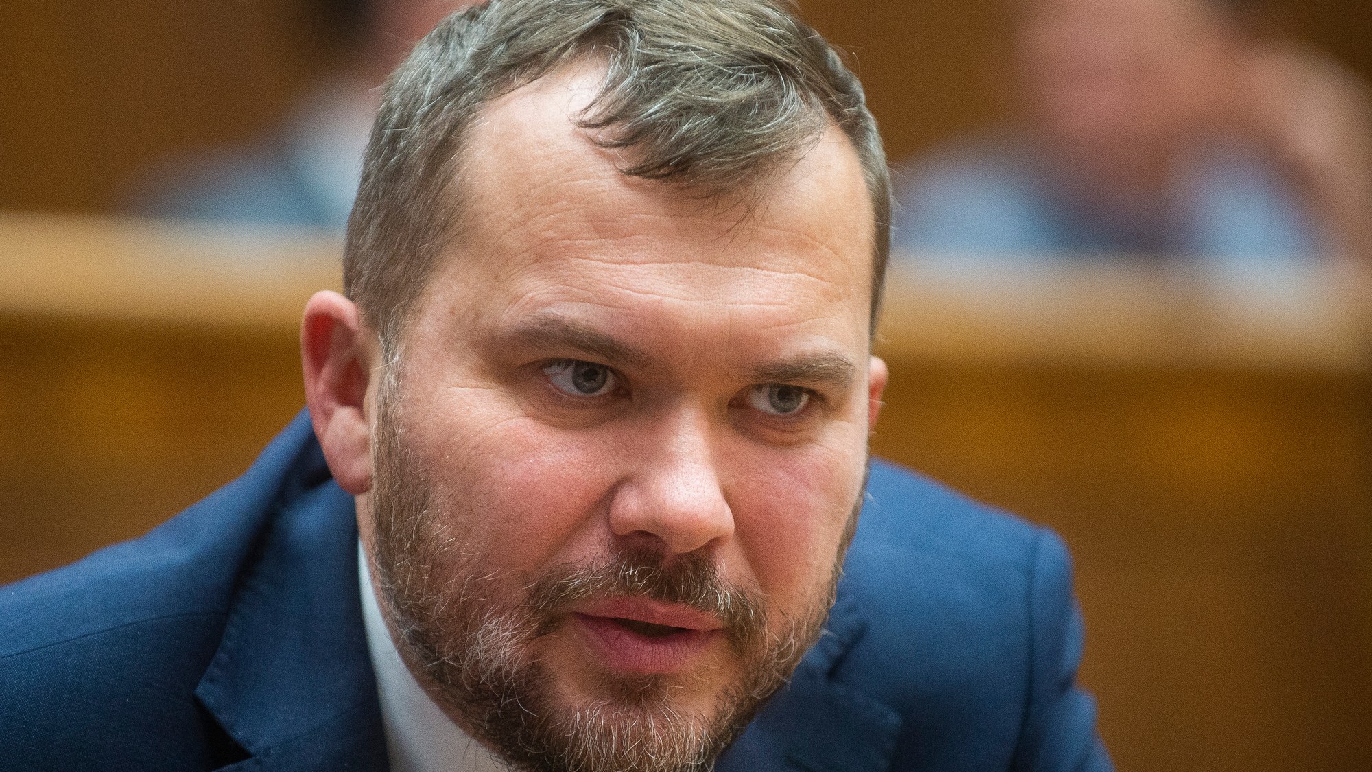 Podpredseda KDH Viliam Karas.