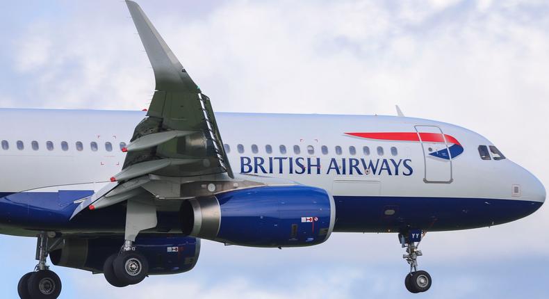 A British Airways Airbus A320.Nicolas Economou/NurPhoto via Getty Images