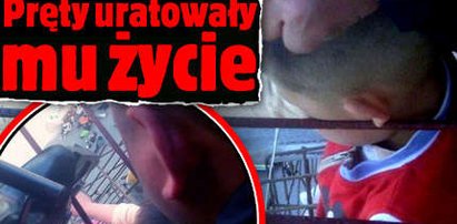 Kraty uratowały mu życie. Drastyczne zdjęcia!