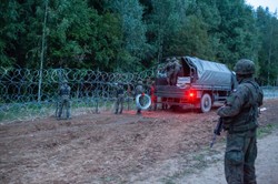 KE: Sytuacja na polsko-białoruskiej granicy to kwestia agresji na Polskę