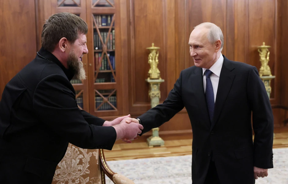 Ramzan Kadirov i Vladimir Putin