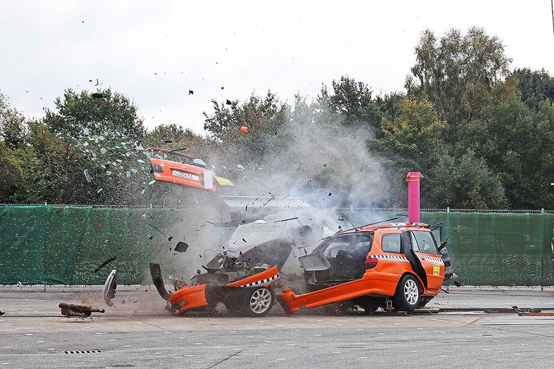 Peugeot 406 Kombi w teście zderzeniowym 