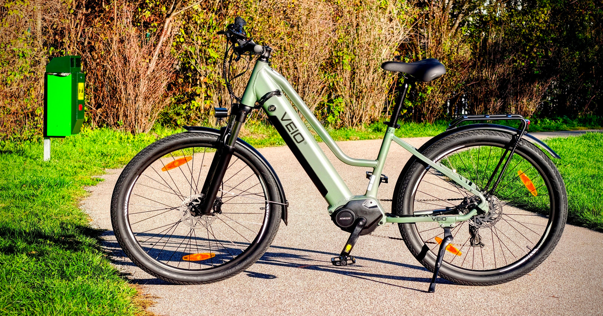 City-E-Bike Veio Y1 ST im Test: günstiger & guter Tiefeinsteiger mit Mittelmotor