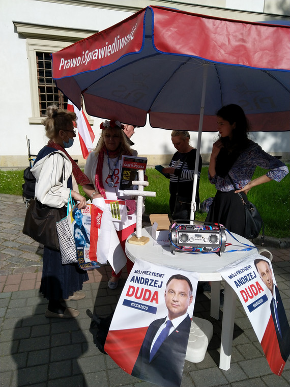 Kampania Andrzeja Dudy w CSW (6 czerwca 2020 r.)
