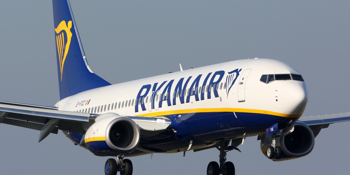 Ryanair odwołuje 2,1 tys. lotów we wrześniu i październiku