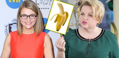 Bananowa draka! Kamińska-Radomska pokazała jak nie jeść bananów. Bosacka ją wyśmiała