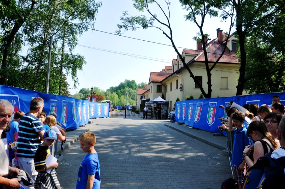 Reprezentacja Włoch w Wieliczce i Krakowie