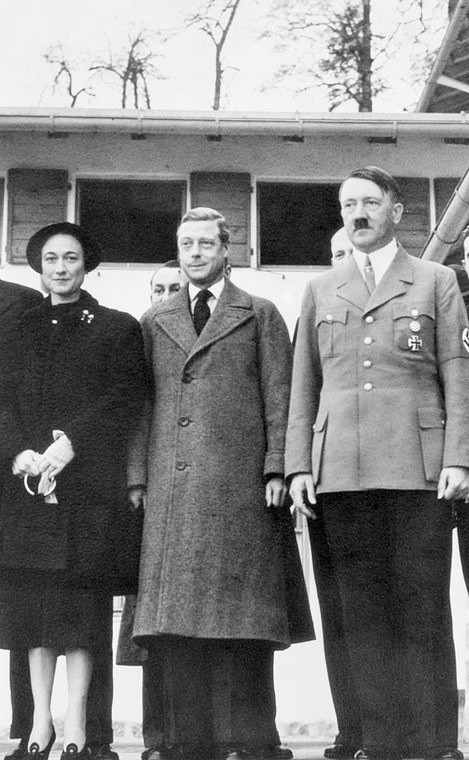 Wallis Simpson i Edward VIII w bawarskiej rezydencji Adolfa Hitlera - 1937 r.