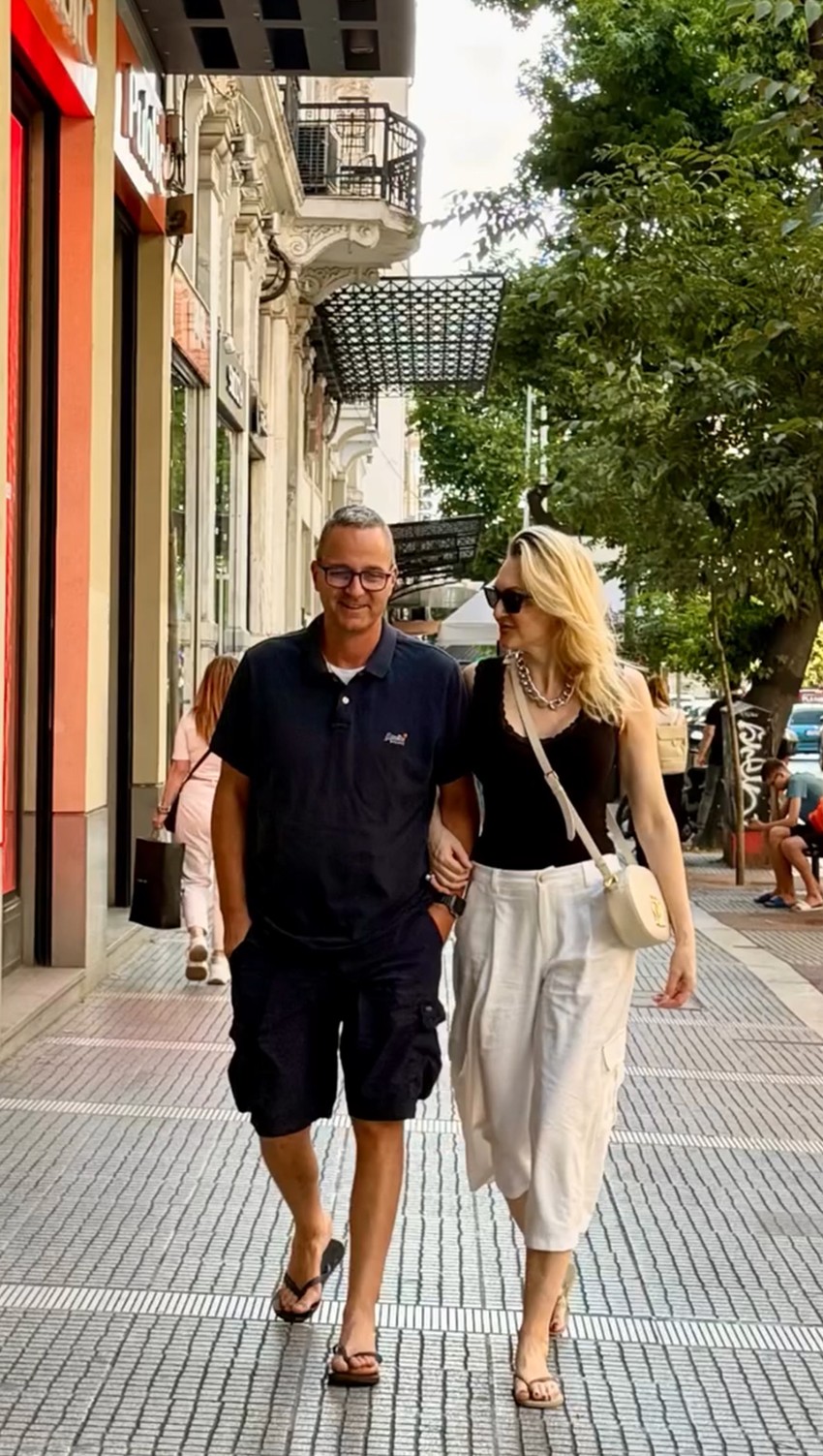 Ana Pendić sa mužem