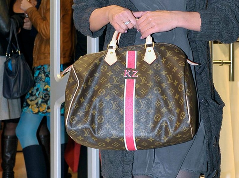 Torebka Louis Vuitton z inicjałami Zielińskiej