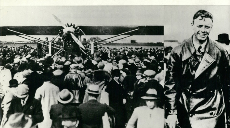 Charles Lindbergh, aki 95 éve a világon elsőként repülte át egyedül az Atlanti-óceánt / Fotó: Profimedia