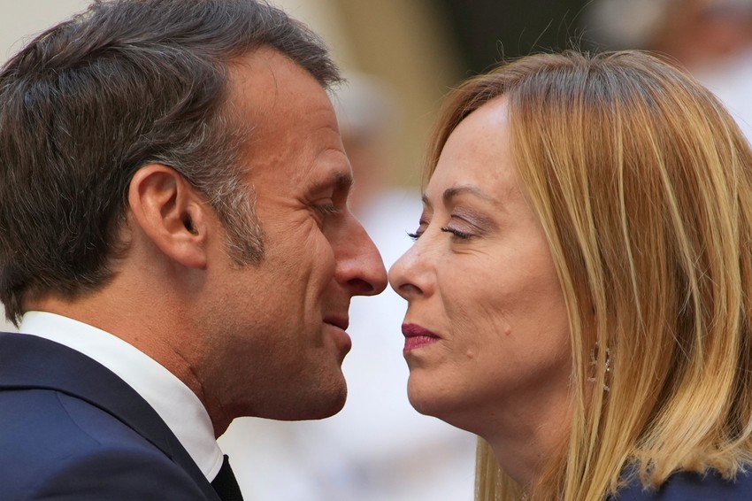 Makron i Đorđa Meloni