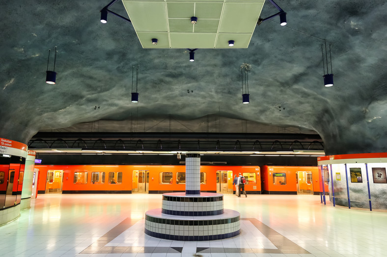 Stacja metra Ruoholahti w Helsinkach