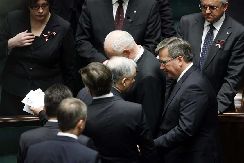 Sejm. Prezes PiS odbiera kondolencje