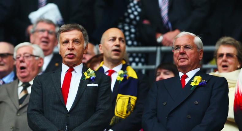 Stan Kroenke, Chips Keswick, and Ivan Gazidis