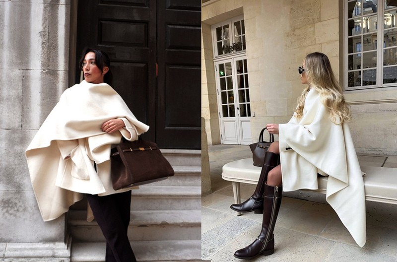 Kabát, ktorý nahradí šál.