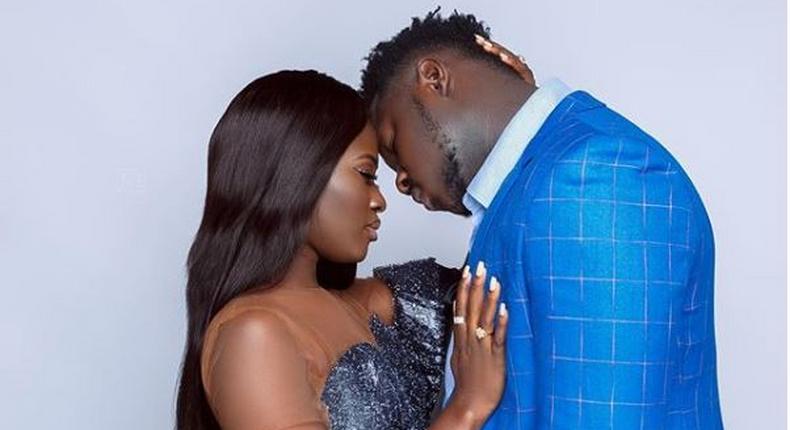 Fella Makafui with her boyfriend Medikal