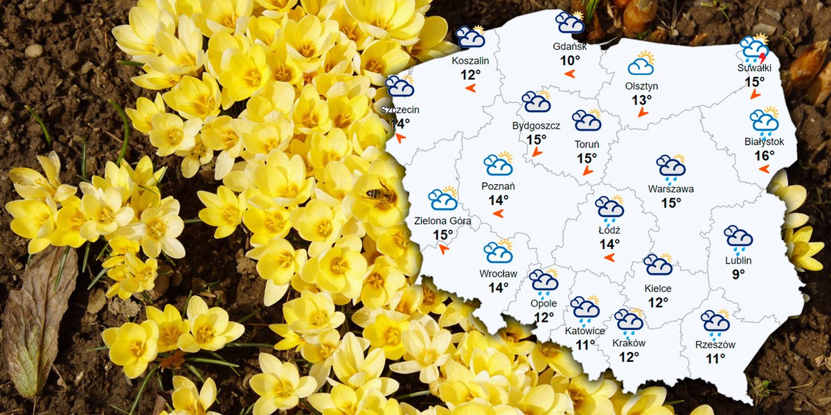 Jest pogodowy rozkład jazdy na cały wydłużony weekend,  w tym święta,  i jeszcze kilka dni. Dla wszystkich regionów.