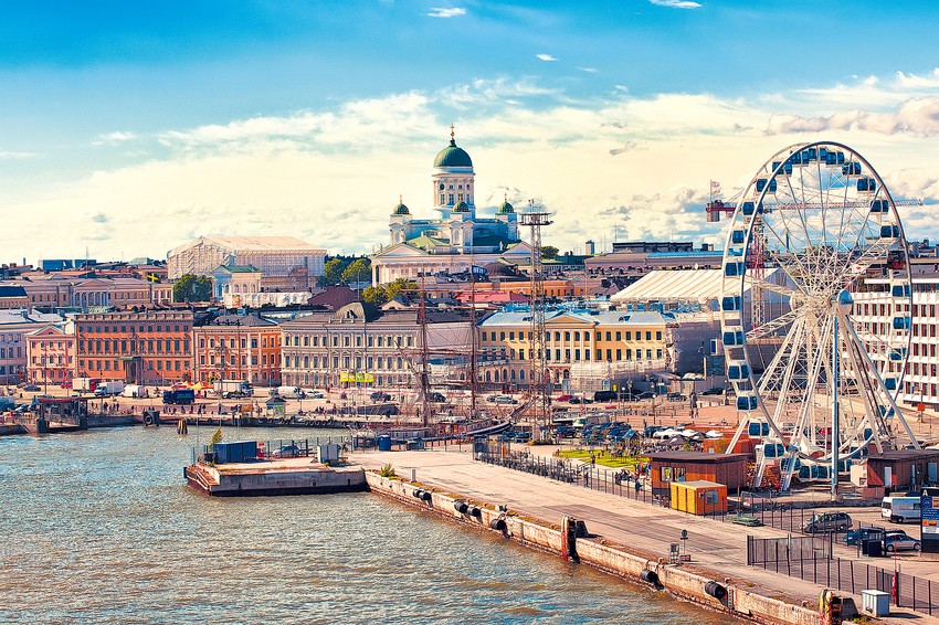 Pogled na panoramu Helsinkija