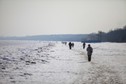 SOPOT ZIMA ZAMARZNIĘTA PLAŻA