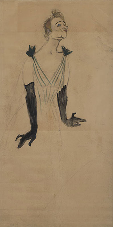 Henri de Toulouse-Lautrec, "Yvette Guilbert" (1894)