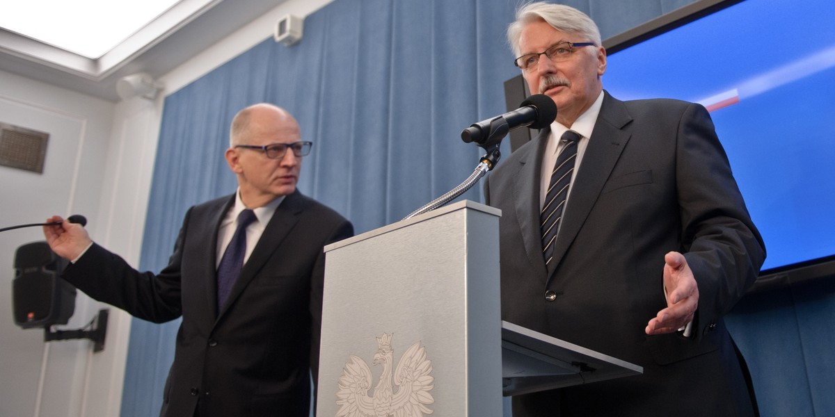 Witold Waszczykowski, minister spraw zagraniczych