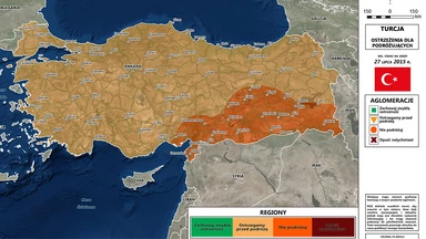 MSZ ostrzega przed wyjazdami do południowo-wschodniej Turcji