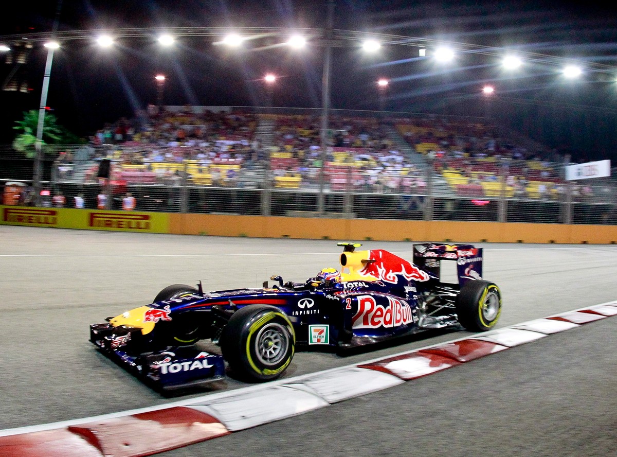 Webber najszybszy na ostatnim treningu przed GP Singapuru