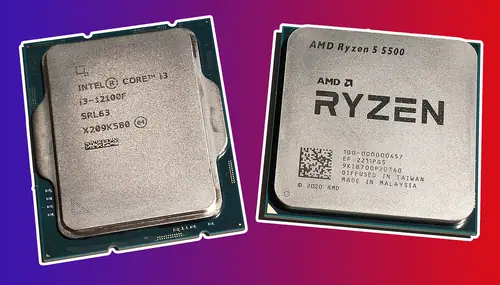 Intel Core i3 12100F vs AMD Ryzen 5 5500 kt ry procesor za ok