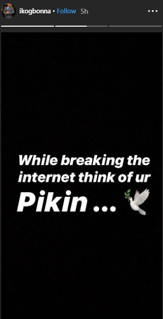 IK Ogbonna's post on social media that has gotten him in trouble with Tonto Dikeh [Instagram/IKOgbonna] 