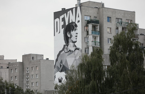 Mural upamiętniający Kazimierza Deynę