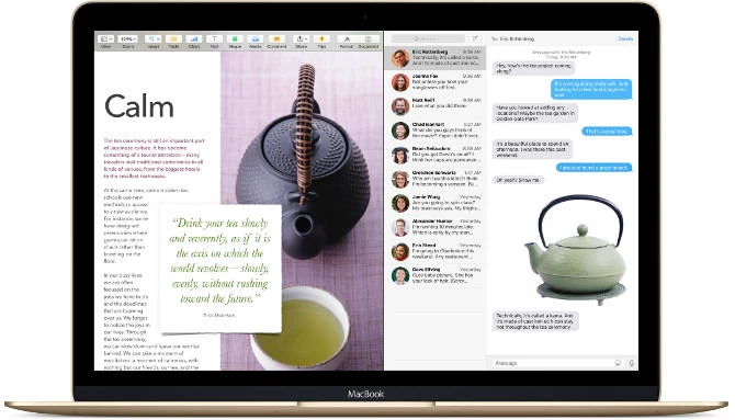 OS X El Capitan oferuje możliwość pracy na podzielonym ekranie